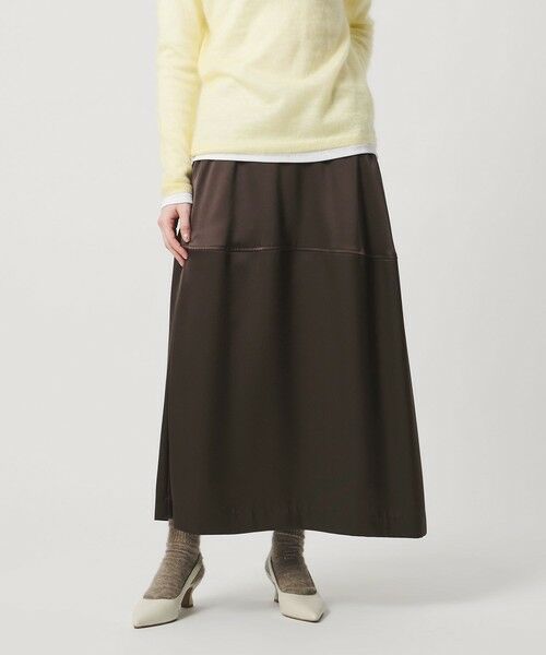 UNITED ARROWS / ユナイテッドアローズ ミニ・ひざ丈スカート | サテン コクーン スカート ‐ウォッシャブル‐ | 詳細8