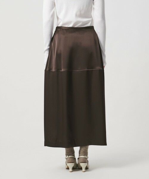 UNITED ARROWS / ユナイテッドアローズ ミニ・ひざ丈スカート | サテン コクーン スカート ‐ウォッシャブル‐ | 詳細13