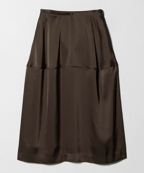 UNITED ARROWS / ユナイテッドアローズ ミニ・ひざ丈スカート | サテン コクーン スカート ‐ウォッシャブル‐ | 詳細14