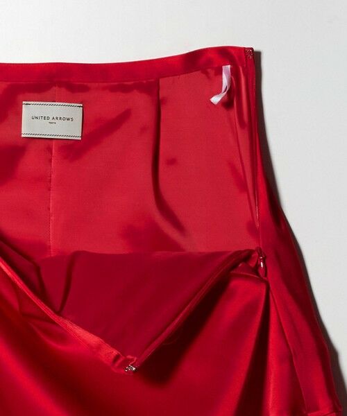 UNITED ARROWS / ユナイテッドアローズ ミニ・ひざ丈スカート | サテン コクーン スカート ‐ウォッシャブル‐ | 詳細25
