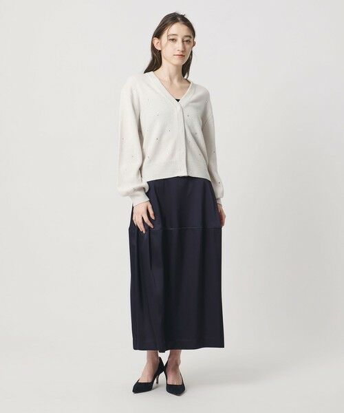 UNITED ARROWS / ユナイテッドアローズ ミニ・ひざ丈スカート | サテン コクーン スカート ‐ウォッシャブル‐ | 詳細28