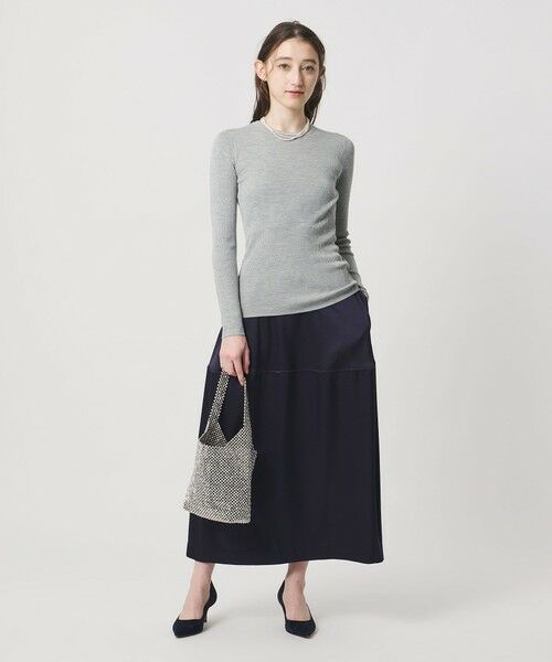 UNITED ARROWS / ユナイテッドアローズ ミニ・ひざ丈スカート | サテン コクーン スカート ‐ウォッシャブル‐ | 詳細29