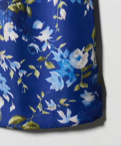 UNITED ARROWS / ユナイテッドアローズ ミニ・ひざ丈スカート | サテン コクーン プリント スカート ‐ウォッシャブル‐ | 詳細14