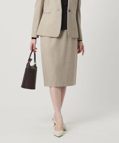 UNITED ARROWS / ユナイテッドアローズ ミニ・ひざ丈スカート | ツイードライク タイトスカート