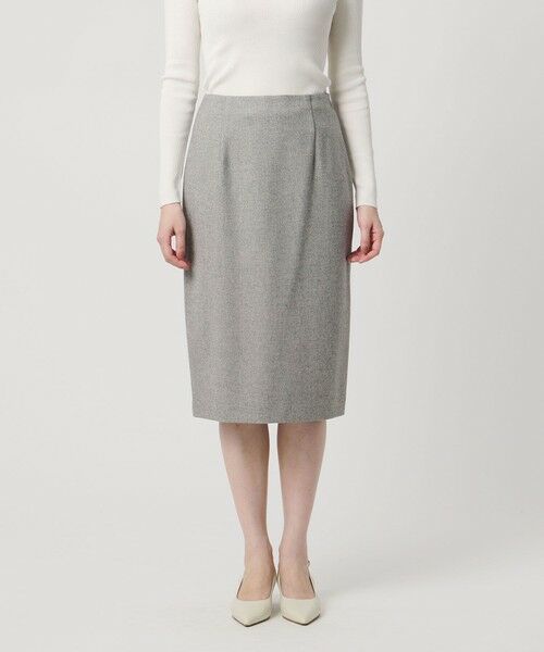 UNITED ARROWS / ユナイテッドアローズ ミニ・ひざ丈スカート | ツイードライク タイトスカート | 詳細3