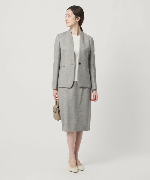 UNITED ARROWS / ユナイテッドアローズ ミニ・ひざ丈スカート | ツイードライク タイトスカート | 詳細2