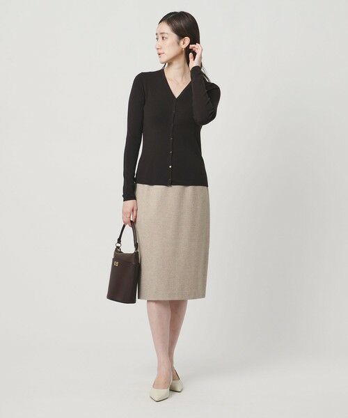 UNITED ARROWS / ユナイテッドアローズ ミニ・ひざ丈スカート | ツイードライク タイトスカート | 詳細10