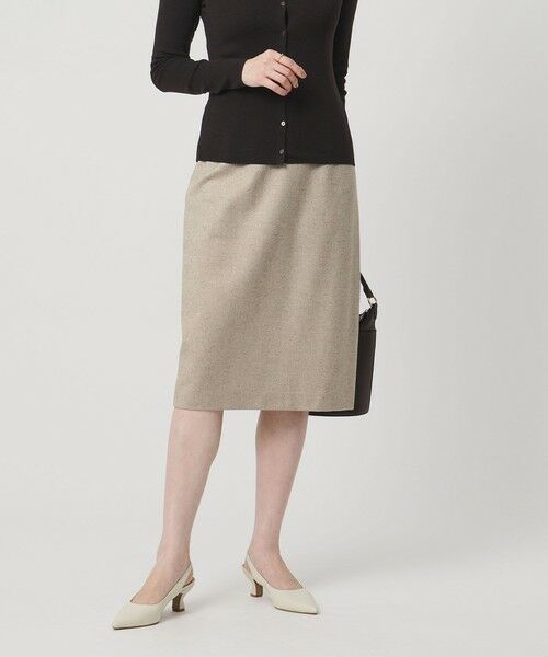 UNITED ARROWS / ユナイテッドアローズ ミニ・ひざ丈スカート | ツイードライク タイトスカート | 詳細11