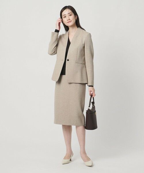 UNITED ARROWS / ユナイテッドアローズ ミニ・ひざ丈スカート | ツイードライク タイトスカート | 詳細13