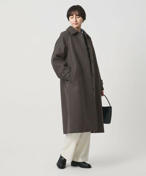 UNITED ARROWS / ユナイテッドアローズ ステンカラーコート | MANTECO ミックス ステンカラー コート | 詳細10