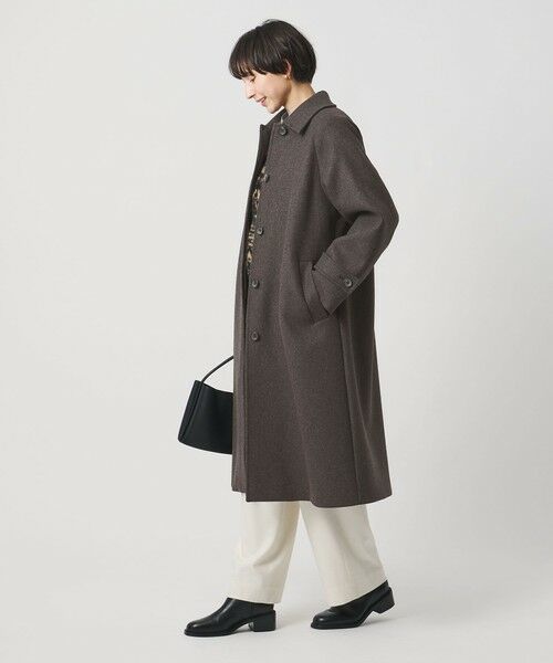 UNITED ARROWS / ユナイテッドアローズ ステンカラーコート | MANTECO ミックス ステンカラー コート | 詳細11