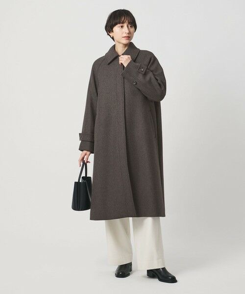 UNITED ARROWS / ユナイテッドアローズ ステンカラーコート | MANTECO ミックス ステンカラー コート | 詳細12