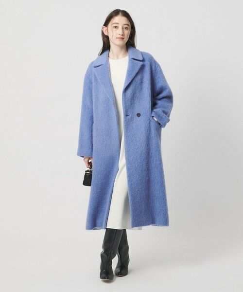 UNITED ARROWS / ユナイテッドアローズ その他アウター | シャギー ビッグ テーラード コート | 詳細12