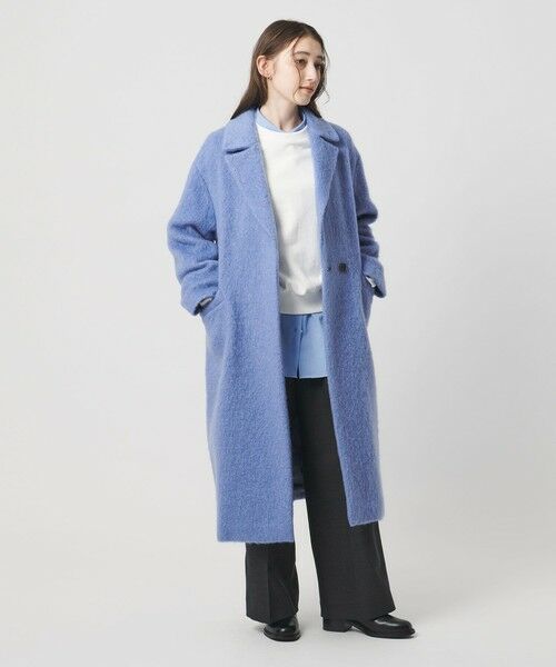 UNITED ARROWS / ユナイテッドアローズ その他アウター | シャギー ビッグ テーラード コート | 詳細15