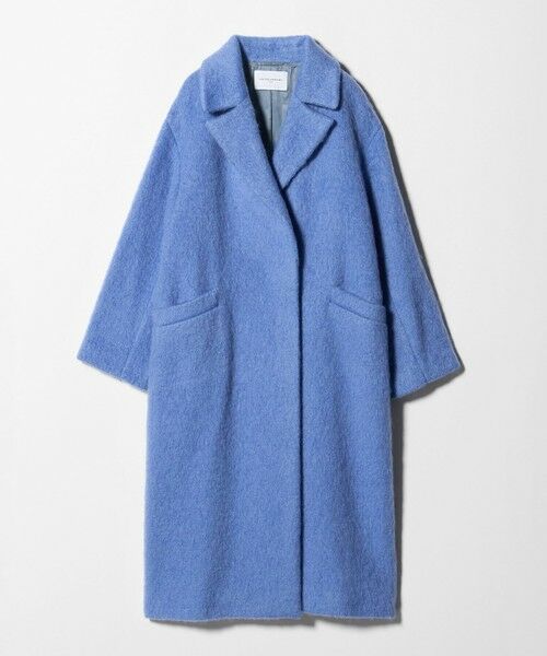 UNITED ARROWS/ユナイテッドアローズ シャギー ビック テーラード コート COBALT XS（34）