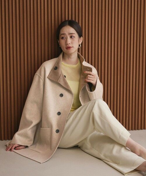 UNITED ARROWS / ユナイテッドアローズ その他アウター | バイカラー リバー Aライン コート | 詳細4