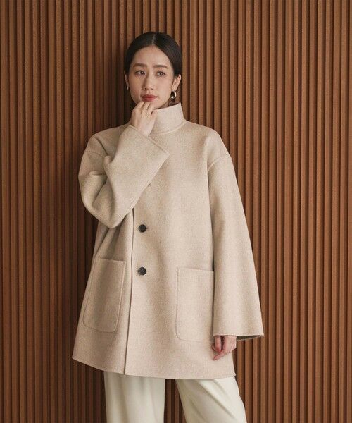 UNITED ARROWS / ユナイテッドアローズ その他アウター | バイカラー リバー Aライン コート | 詳細5