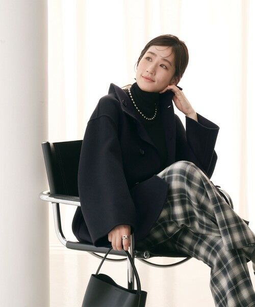 UNITED ARROWS / ユナイテッドアローズ その他アウター | バイカラー リバー Aライン コート | 詳細11