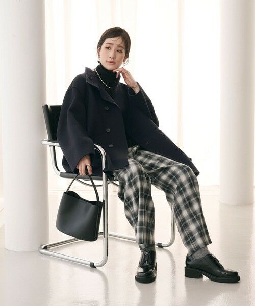 UNITED ARROWS / ユナイテッドアローズ その他アウター | バイカラー リバー Aライン コート | 詳細13