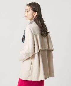 UNITED ARROWS / ユナイテッドアローズ ノーカラージャケット | バック フレア ショート コート
