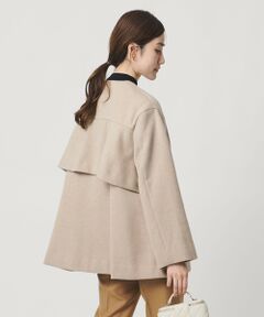 UNITED ARROWS / ユナイテッドアローズ ノーカラージャケット | バック フレア ショート コート