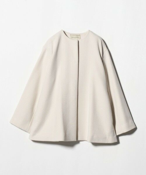 UNITED ARROWS / ユナイテッドアローズ ノーカラージャケット | バック フレア ショート コート | 詳細5