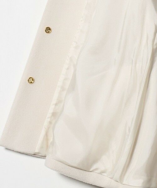 UNITED ARROWS / ユナイテッドアローズ ノーカラージャケット | バック フレア ショート コート | 詳細8