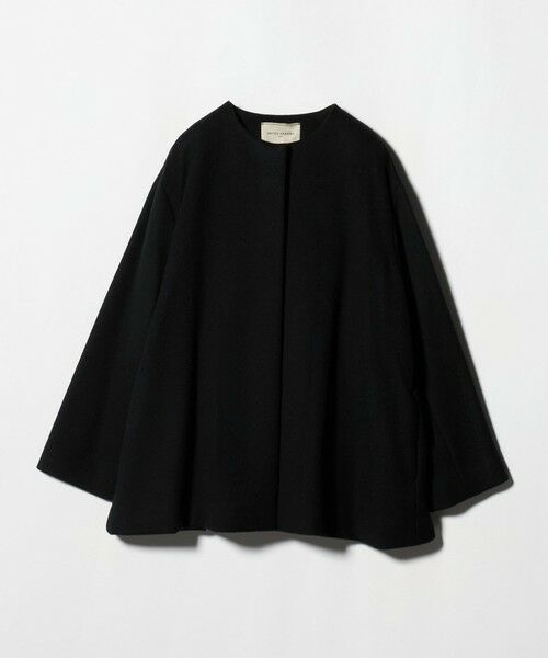 UNITED ARROWS / ユナイテッドアローズ ノーカラージャケット | バック フレア ショート コート | 詳細13