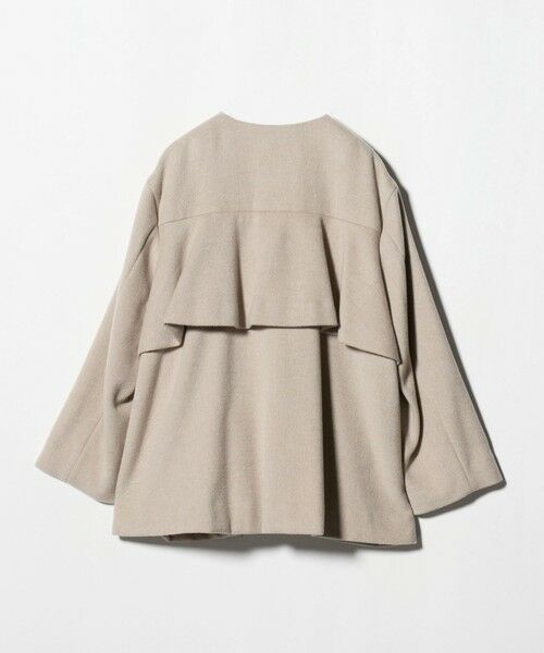 UNITED ARROWS / ユナイテッドアローズ ノーカラージャケット | バック フレア ショート コート | 詳細26