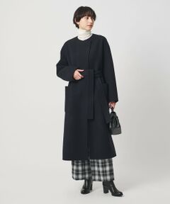 UNITED ARROWS / ユナイテッドアローズ ダッフルコート | ウール リバー ロング コート