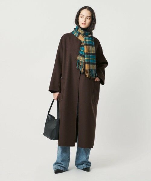 UNITED ARROWS / ユナイテッドアローズ ダッフルコート | ウール リバー ロング コート | 詳細1