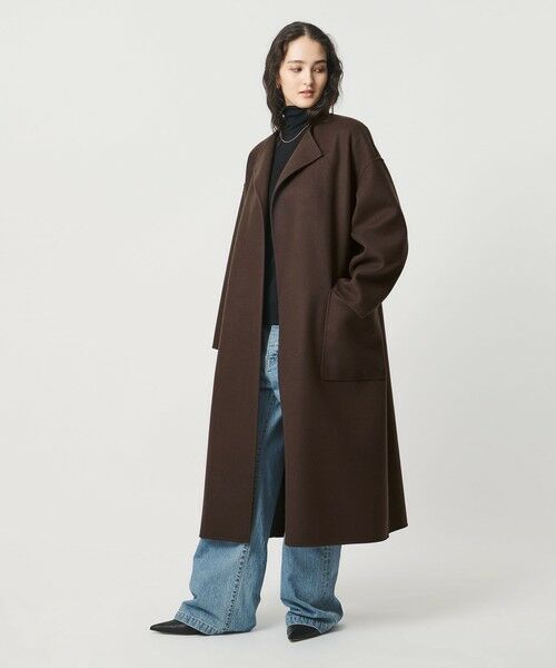 UNITED ARROWS / ユナイテッドアローズ ダッフルコート | ウール リバー ロング コート | 詳細5