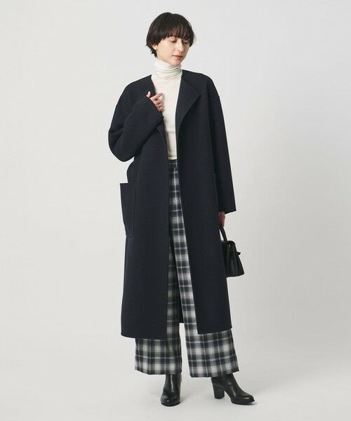 UNITED ARROWS / ユナイテッドアローズ ダッフルコート | ウール リバー ロング コート | 詳細18