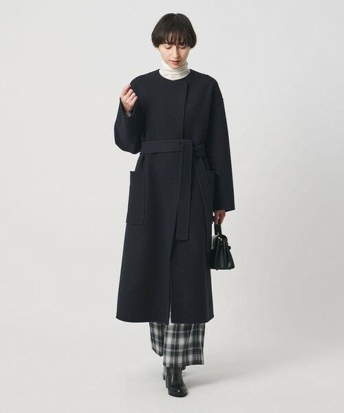 UNITED ARROWS / ユナイテッドアローズ ダッフルコート | ウール リバー ロング コート | 詳細20