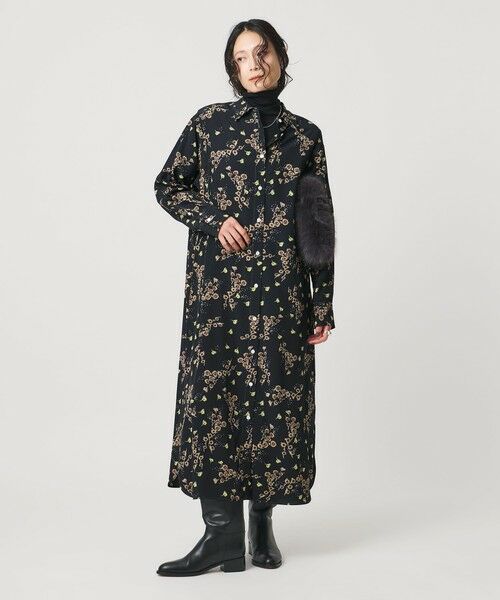 UNITED ARROWS / ユナイテッドアローズ ロング・マキシ丈ワンピース | プリント シャツ ワンピース ‐ウォッシャブル‐ | 詳細16