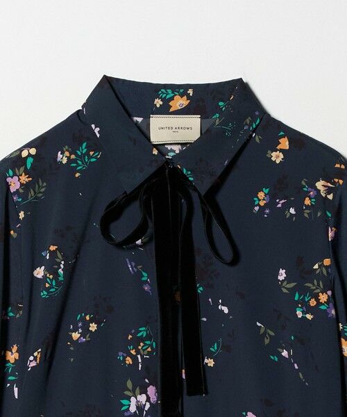 UNITED ARROWS / ユナイテッドアローズ ロング・マキシ丈ワンピース | フラワー プリント ワンピース ‐ウォッシャブル‐ | 詳細9