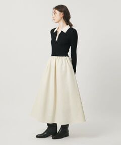 UNITED ARROWS / ユナイテッドアローズ ロング・マキシ丈ワンピース | フィット ＆ フレア ポロワンピース