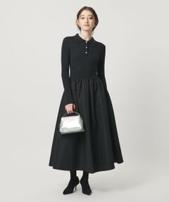 UNITED ARROWS / ユナイテッドアローズ ロング・マキシ丈ワンピース | フィット ＆ フレア ポロワンピース