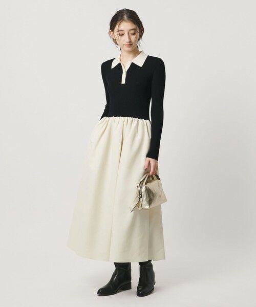 UNITED ARROWS / ユナイテッドアローズ ロング・マキシ丈ワンピース | フィット ＆ フレア ポロワンピース | 詳細2