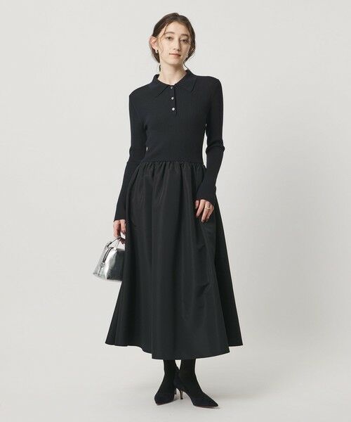 UNITED ARROWS / ユナイテッドアローズ ロング・マキシ丈ワンピース | フィット ＆ フレア ポロワンピース | 詳細10