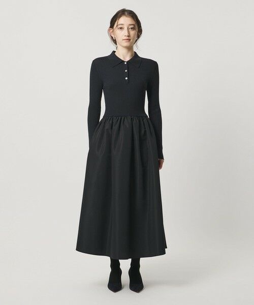 UNITED ARROWS / ユナイテッドアローズ ロング・マキシ丈ワンピース | フィット ＆ フレア ポロワンピース | 詳細11