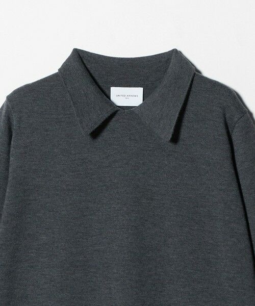 UNITED ARROWS / ユナイテッドアローズ ロング・マキシ丈ワンピース | ニット ペプラム ロング ワンピース | 詳細7