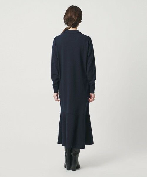 UNITED ARROWS / ユナイテッドアローズ ロング・マキシ丈ワンピース | ニット ペプラム ロング ワンピース | 詳細18