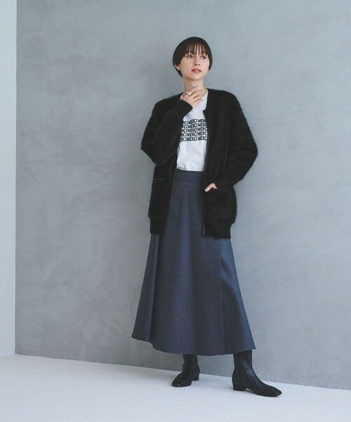 UNITED ARROWS / ユナイテッドアローズ カーディガン・ボレロ | フォックスカシミヤ トリムコンビ カーディガン | 詳細17