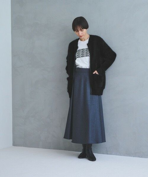 UNITED ARROWS / ユナイテッドアローズ カーディガン・ボレロ | フォックスカシミヤ トリムコンビ カーディガン | 詳細18