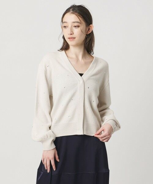 UNITED ARROWS / ユナイテッドアローズ カーディガン・ボレロ | ラインストーン カーディガン | 詳細1