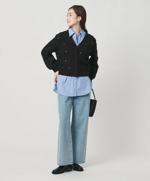 UNITED ARROWS / ユナイテッドアローズ カーディガン・ボレロ | ラインストーン カーディガン | 詳細9