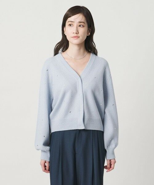 UNITED ARROWS / ユナイテッドアローズ カーディガン・ボレロ | ラインストーン カーディガン | 詳細16