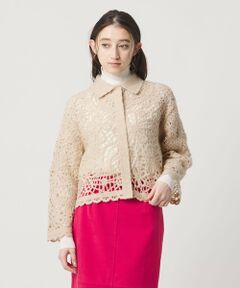 UNITED ARROWS / ユナイテッドアローズ カーディガン・ボレロ | クロシェ ポロ カーディガン