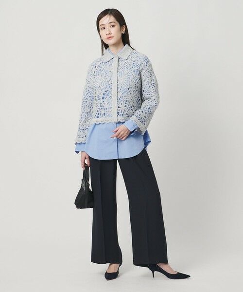 UNITED ARROWS / ユナイテッドアローズ カーディガン・ボレロ | クロシェ ポロ カーディガン | 詳細1